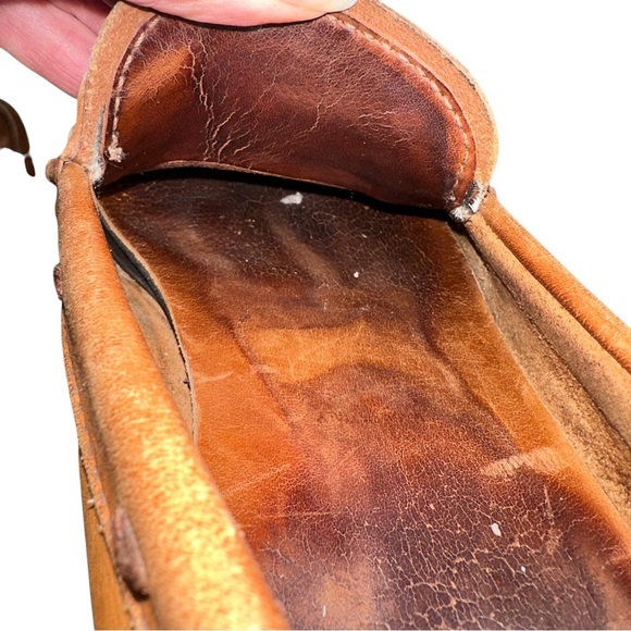 Prada Tan Leather Loafers size 7 main image 10